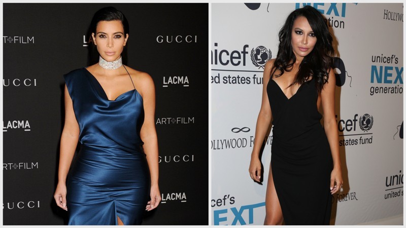 Kim Kardashian a Naya Rivera
